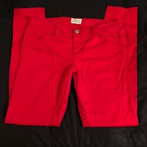 Aeropostale Red Women’s Super Skinny Jeans